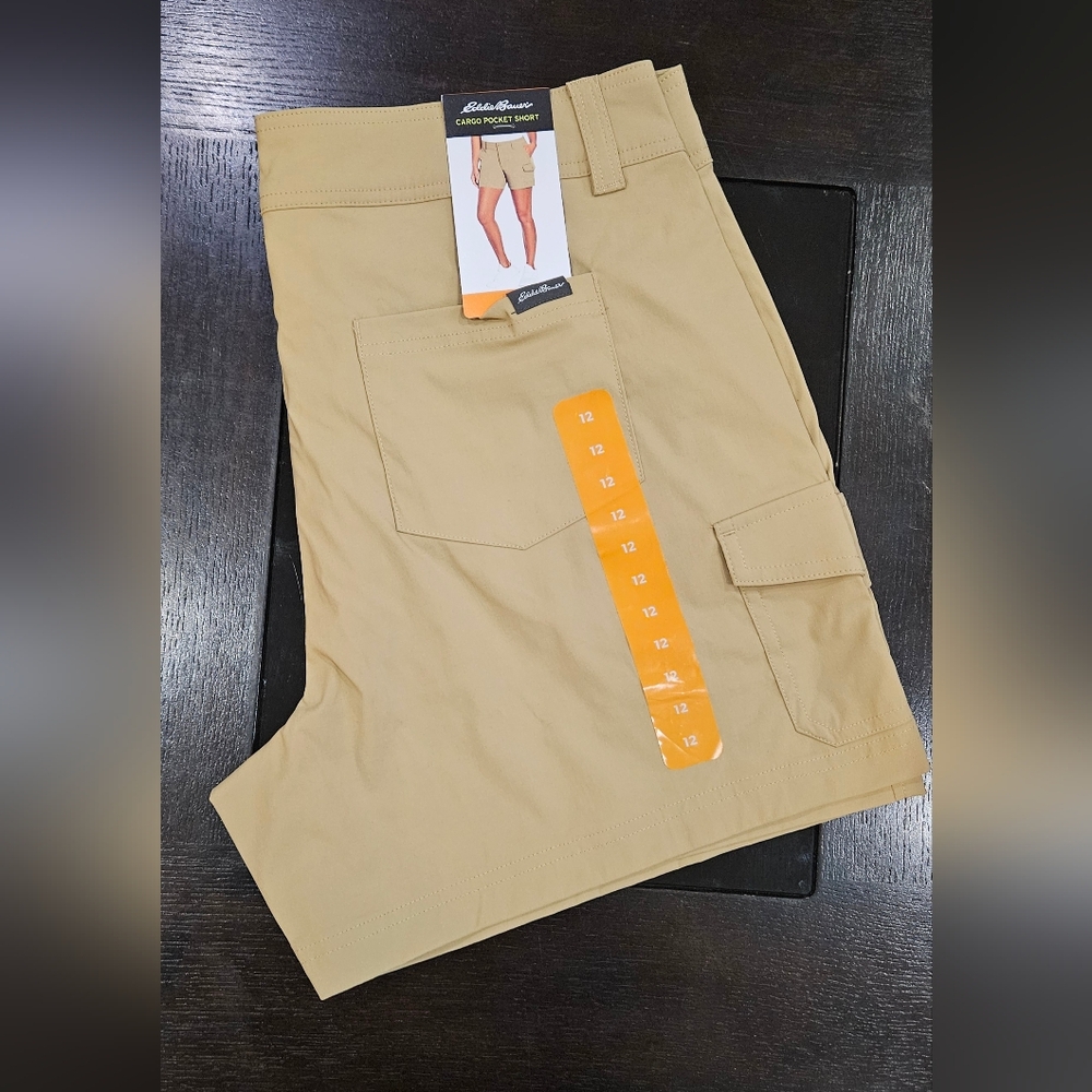Eddie Bauer Khaki Cargo Shorts